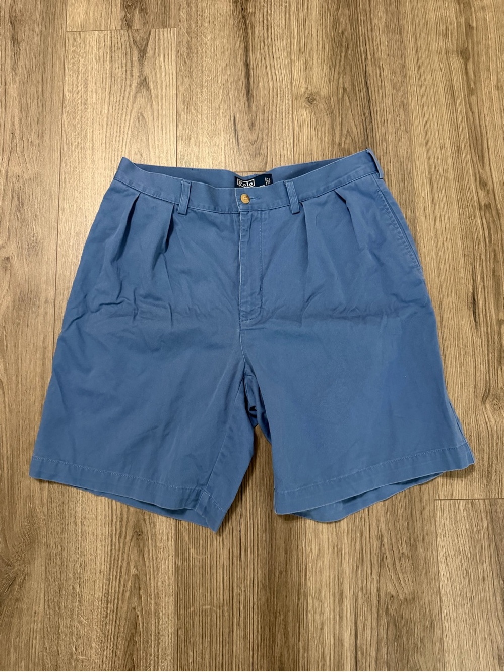 Polo by Ralph Lauren Men's Flat Front Tyler Shorts - Dusty Blue